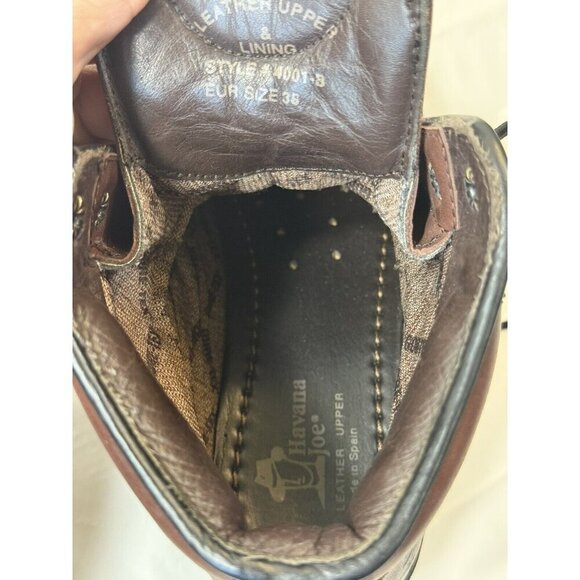 Havana Joe  Brown Leather Waterproof Gore Tex Chukka Boots Size 6 - Picture 12 of 12